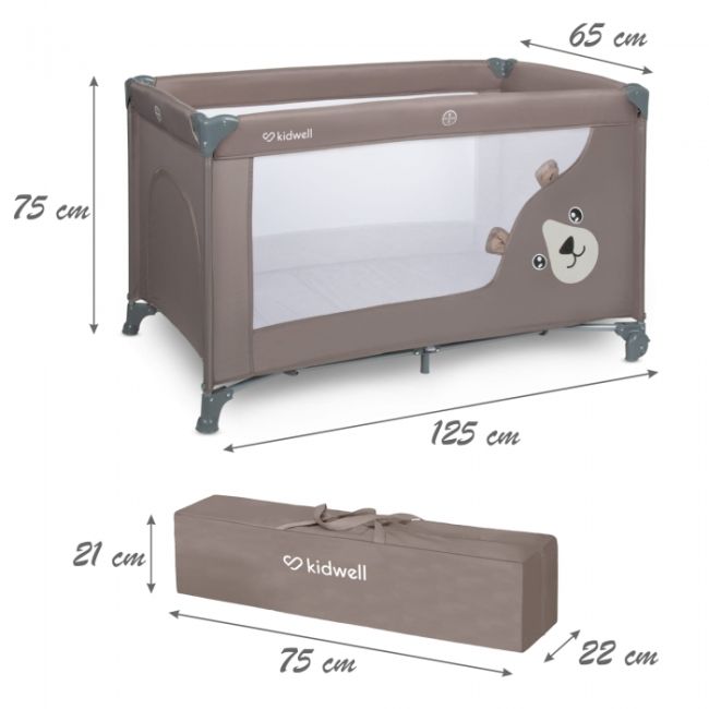 Patut pliabil kidwell blissy - beige edeedilotubli02a1