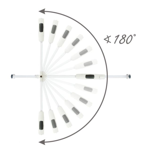 Poarta de siguranta 74-105 cm kidwell guarda - alb edeedibrzagua01a1