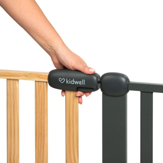 Poarta de siguranta 74-105 cm kidwell trasti - negru edeedibrzatra01a1
