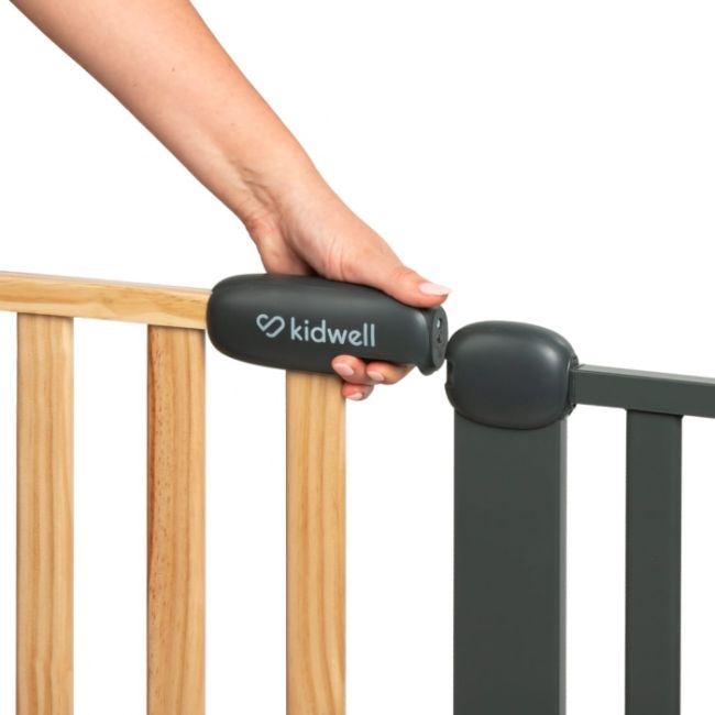 Poarta de siguranta 74-105 cm kidwell trasti - negru edeedibrzatra01a1