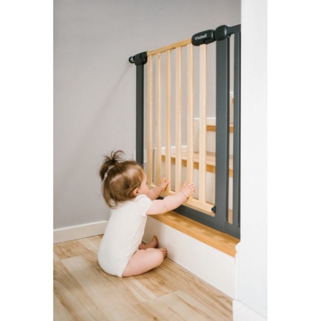 Poarta de siguranta 74-105 cm kidwell trasti - negru edeedibrzatra01a1