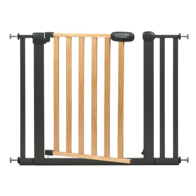 Poarta de siguranta 74-105 cm kidwell trasti - negru edeedibrzatra01a1