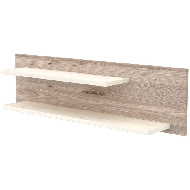 Raft dublu de perete hubners sofia 100 cm crem nisip hubrdphs100cn