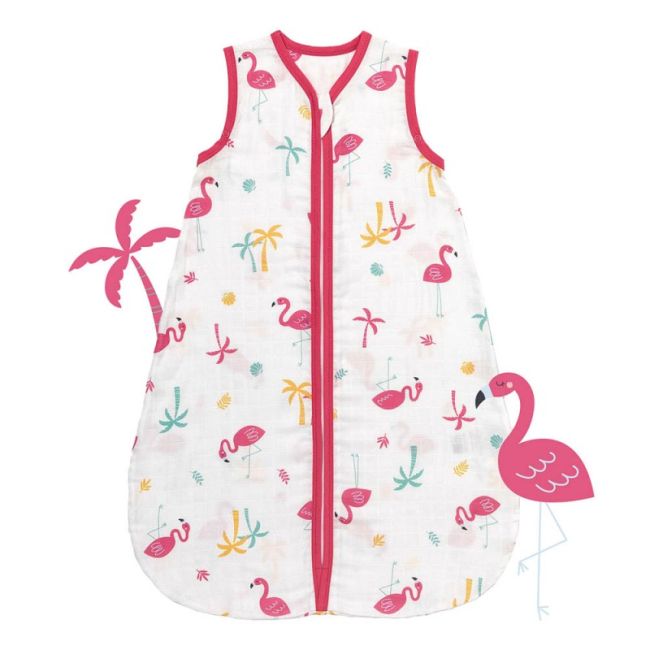 Sac de dormit Bamboo Flamingo 80 cm 0.5 Tog BBXCJ318-05W