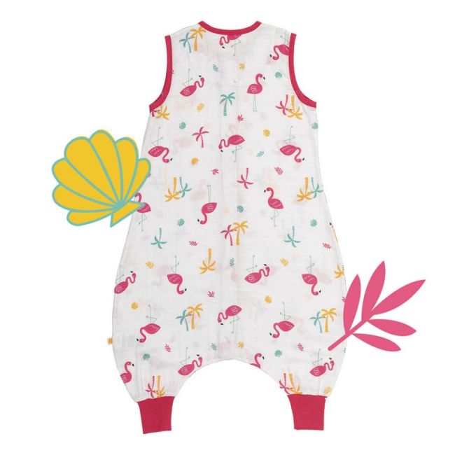 Sac de dormit cu picioruse Bamboo Flamingo 100 cm 0.5 Tog BBXCJ313-05FW