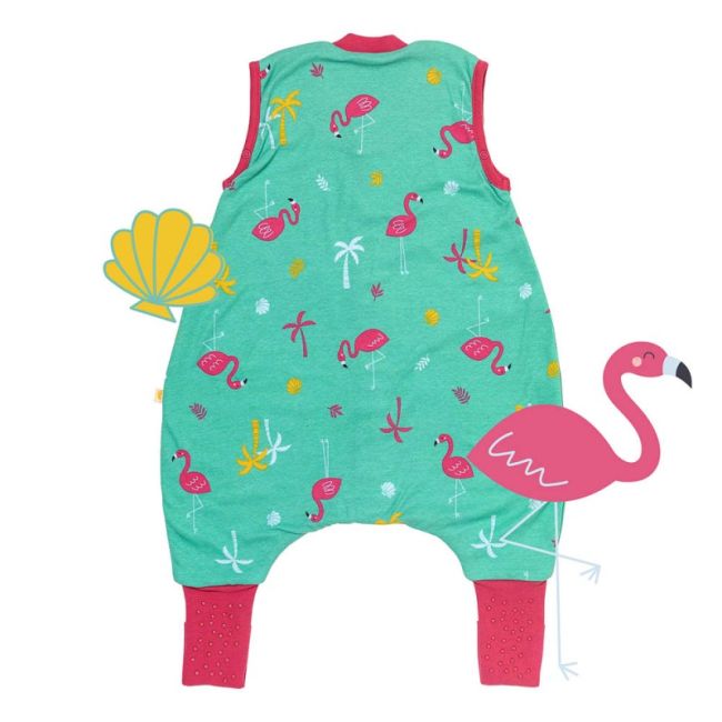 Sac de dormit cu picioruse si talpa antiderapanta Flamingo 80 cm + manseta 1.0 Tog BBXCJ311-10FN