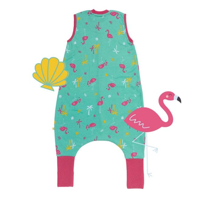 Sac de dormit cu picioruse si talpa antiderapanta Flamingo 90 cm + manseta 1.0 Tog BBXCJ312-10FN