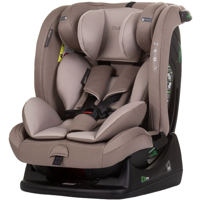 Scaun auto chipolino aviato i-size 40-150 cm macadamia hubstkavt02404ma