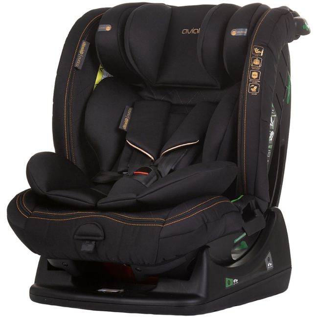 Scaun auto chipolino aviato i-size 40-150 cm obsidian hubstkavt02401ob