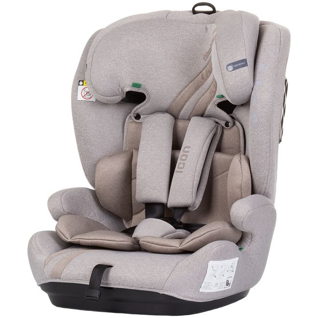 Scaun auto chipolino icon i-size 76-150 cm macadamia hubstkic02403ma
