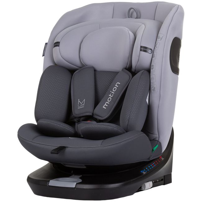 Scaun auto chipolino motion i-size 40-150 cm granite cu sistem isofix hubstkmot02402gn