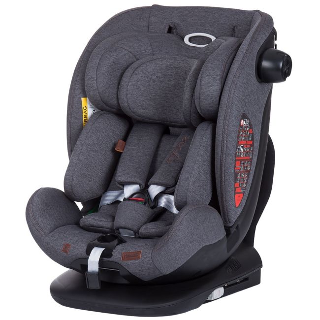 Scaun auto chipolino my size 0-36 kg i-size 40-150 cm anthracite cu sistem isofix hubstkms02202an