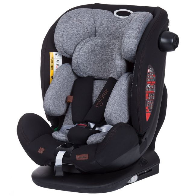 Scaun auto chipolino my size 0-36 kg i-size 40-150 cm platinum cu sistem isofix hubstkms02203pl