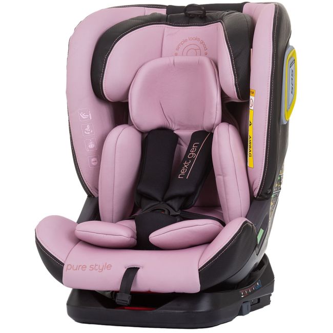 Scaun auto chipolino next gen i-size 40-150 cm rose water cu sistem isofix hubstkng02305rw