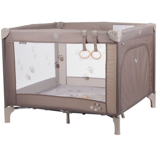 Tarc de joaca pliabil chipolino pop up tiger beige hubkoipop242ti