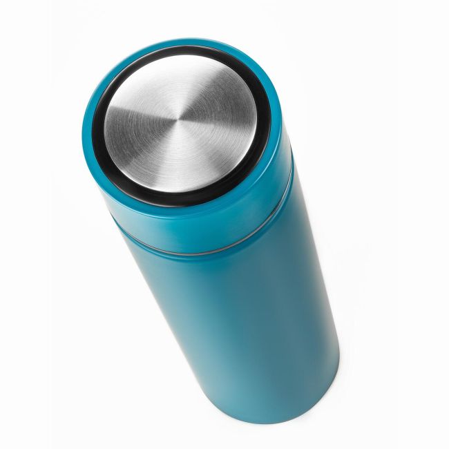 Termos din otel inoxidabil vidat ColourDesign, 450 ml, albastru, Reer 90013