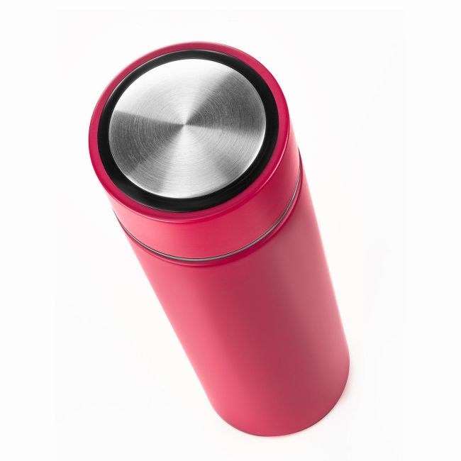 Termos din otel inoxidabil vidat ColourDesign, 450 ml, rosu, Reer 90014