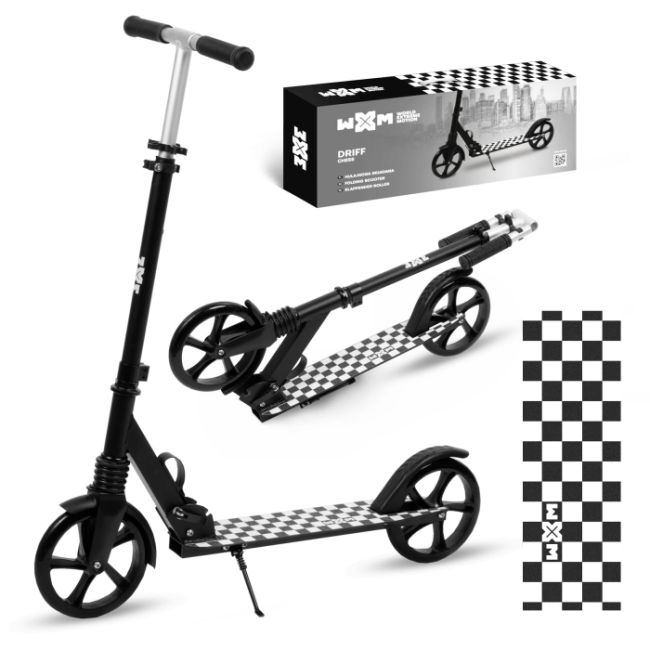 Trotineta pliabila de oras 200 mm driff - black white edeedihsdrib01