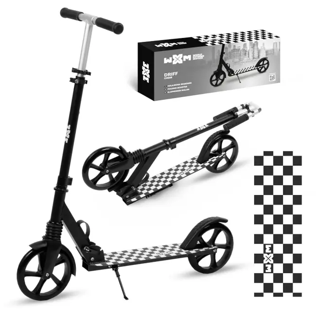 Trotineta pliabila de oras 200 mm driff - black white edeedihsdrib01