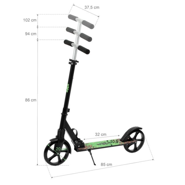 Trotineta pliabila de oras 200 mm driff - minecraft edeedihsdrid01