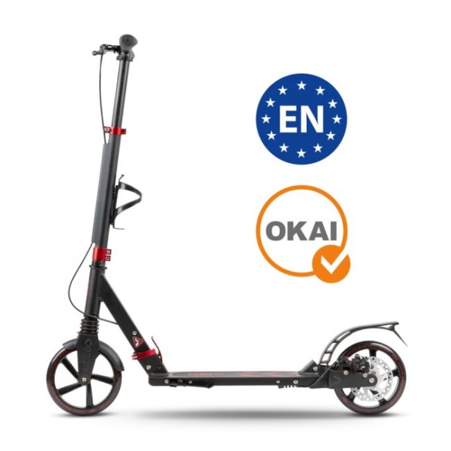 Trotineta pliabila de oras cu frana pe maner wxm rst-a02 - red edeedihmrsta02