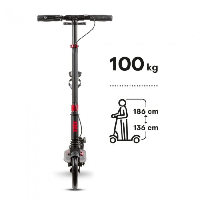 Trotineta pliabila de oras cu frana pe maner wxm rst-a02 - red edeedihmrsta02