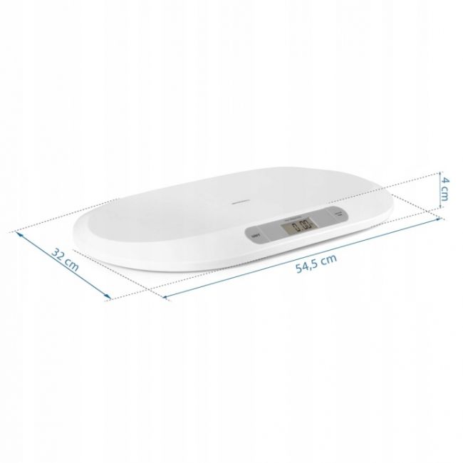 Cantar electronic pentru copii berdsen bw-141 - alb edeedi5141
