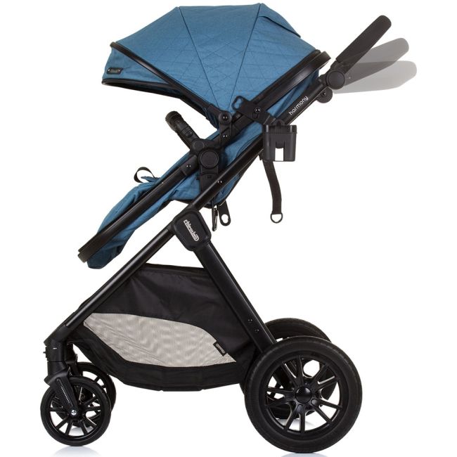 Carucior chipolino harmony 3 in 1 blue hubst-kkhr02404bl