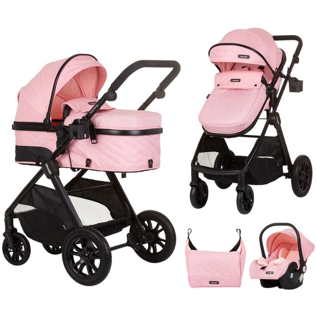 Carucior chipolino harmony 3 in 1 flamingo hubst-kkhr02405fl