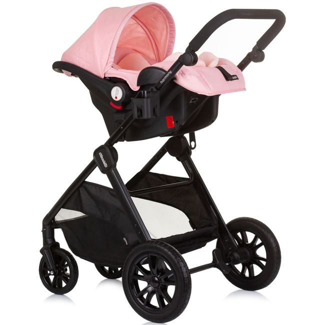 Carucior chipolino harmony 3 in 1 flamingo hubst-kkhr02405fl