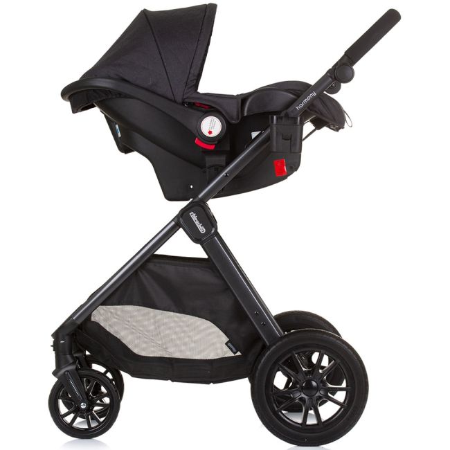 Carucior chipolino harmony 3 in 1 granite hubst-kkhr02402gn