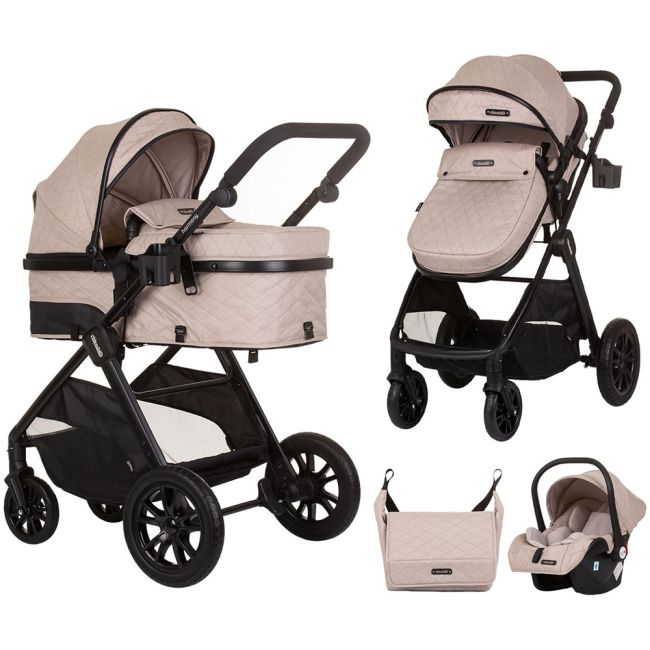 Carucior chipolino harmony 3 in 1 macadamia hubst-kkhr02403ma