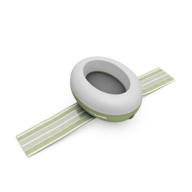 Casti antifonice pentru bebelusi, ofera protectie auditiva, SNR 23, green, ALPINE Muffy Baby ALP27464