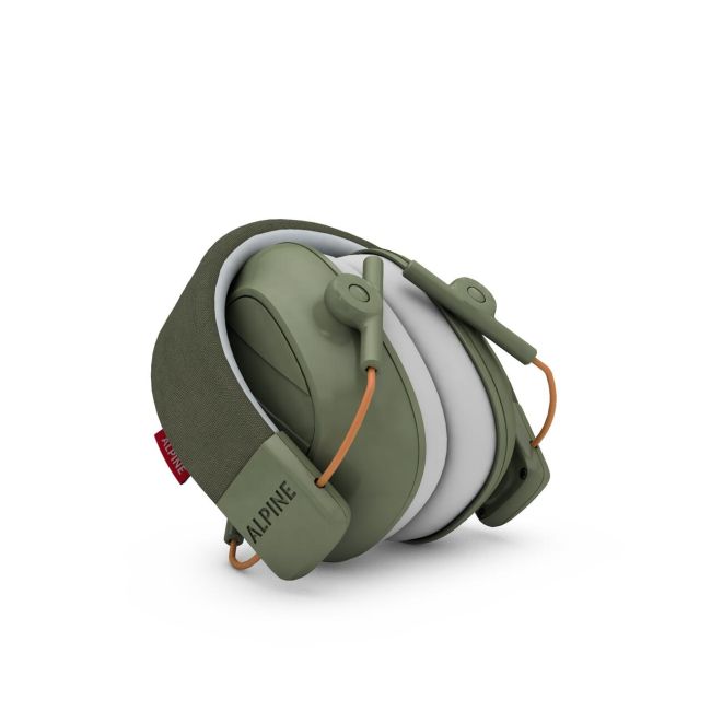Casti antifonice pliabile pentru copii 5-16 ani, ofera protectie auditiva, SNR 25, verde, ALPINE Muffy Kids Green ALP26511