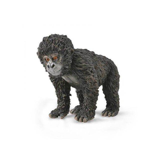 Figurina pictata manual gorila de munte pui - okecol88939s