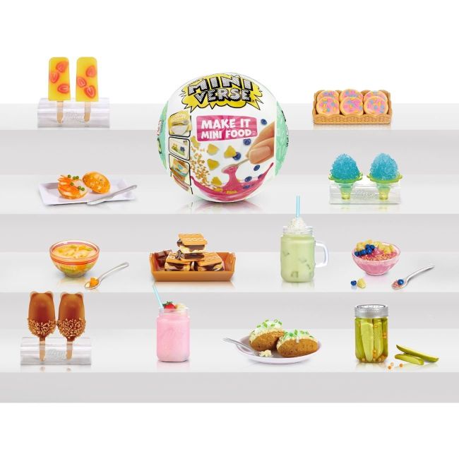 MGA’S MINIVERSE MINI FOOD CAFÉ S3 SET SURPRIZA VIVMGA505396EUC