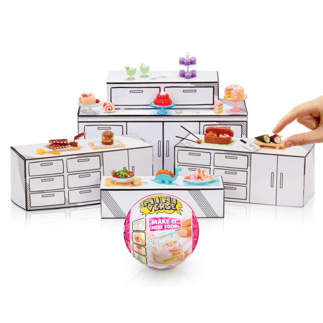 MGA’S MINIVERSE MINI FOOD DINER S3 SET SURPRIZA VIVMGA505419EUC
