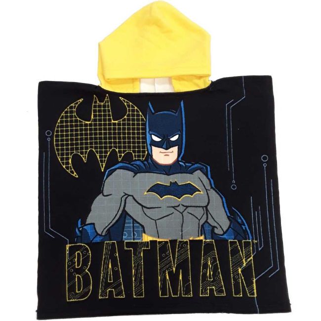 Poncho cu gluga Batman 55x110 cm EPLUSM EPMBAT5246507 BBJEPMBAT5246507_Negru