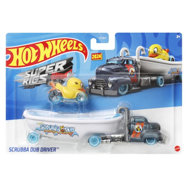 SET CAMION SI MASINA SPORT HOT WHEELS SCRUBBA DUB DRIVER VIVMTBDW51_HVD96