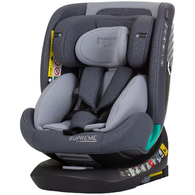 Scaun auto chipolino supreme i-size 40-150 cm cu sistem isofix granite hubstksu02402gn