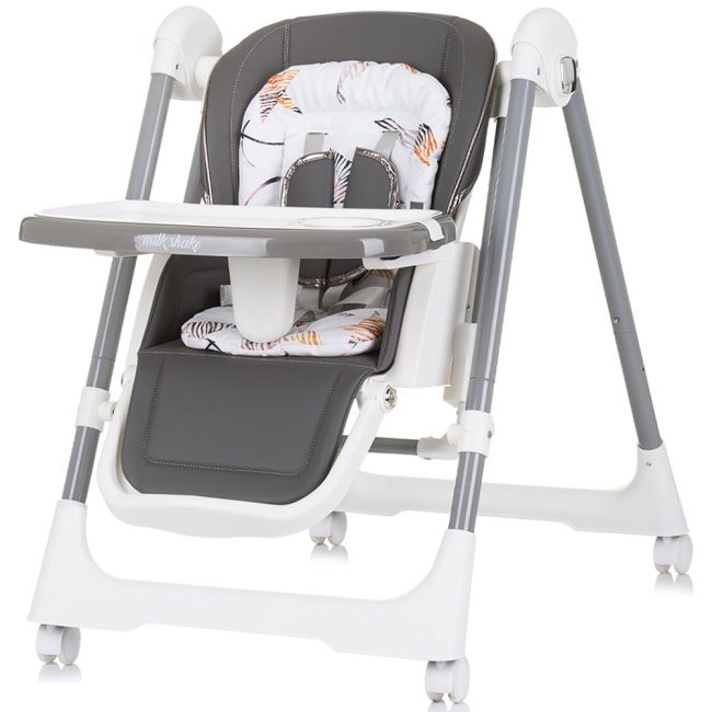 Scaun de masa chipolino milk shake 2 in 1 ash grey hubsthms02401as