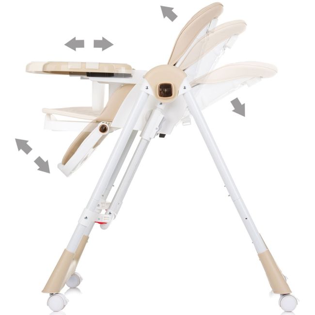 Scaun de masa chipolino milk shake 2 in 1 beige hubsthms02405be