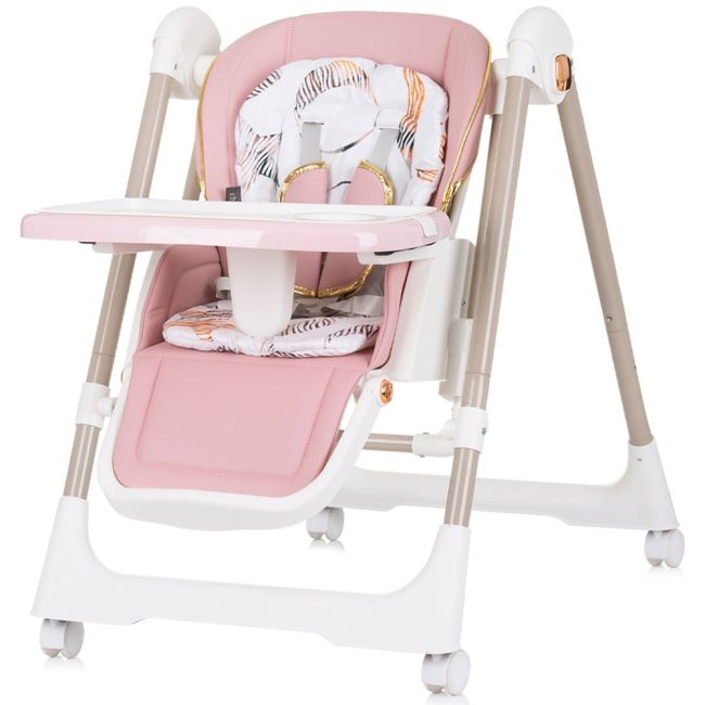 Scaun de masa chipolino milk shake 2 in 1 flamingo hubsthms02403fl