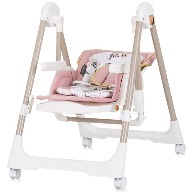 Scaun de masa chipolino milk shake 2 in 1 flamingo hubsthms02403fl