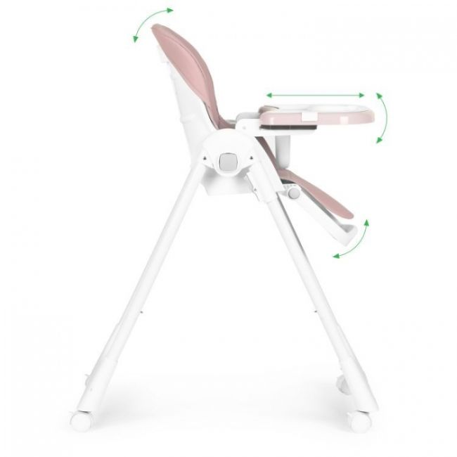 Scaun de masa pentru copii ecotoys ha-013 - roz edeediha-013pink
