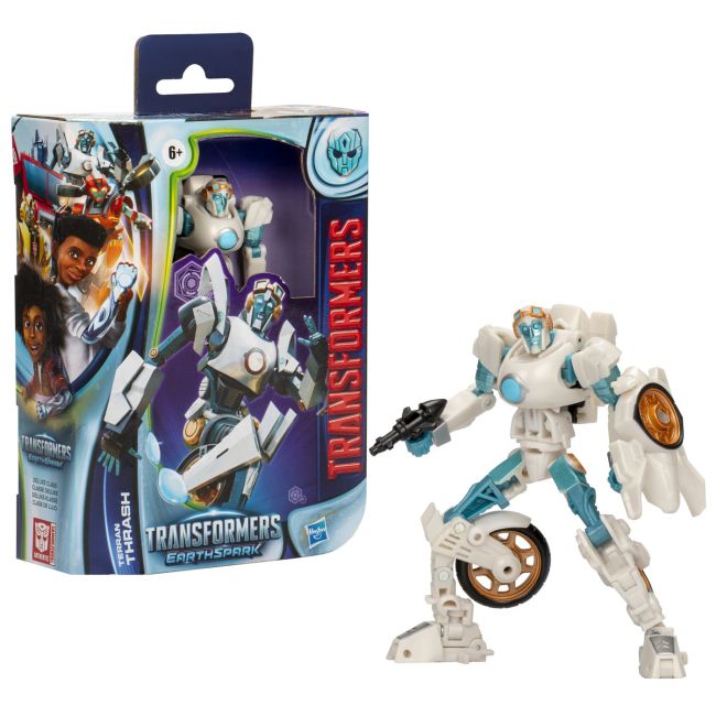 TRANSFORMERS FIGURINA EARTHSPARK DELUXE TERRAN THRASH 12.5CM VIVF6231_F8669