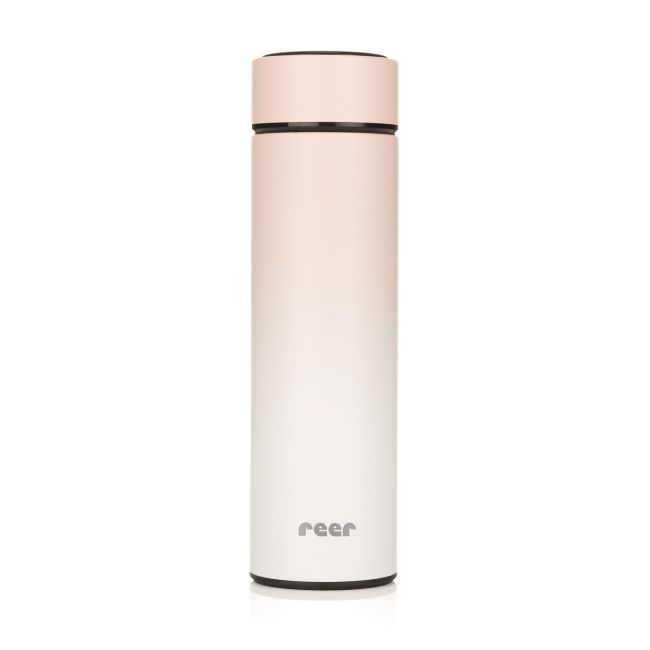 Termos din otel inoxidabil vidat ColourDesign, 450 ml, roz, Reer 90024