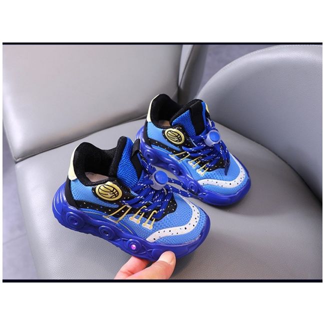 Adidasi albastri cu luminite - Baseball ADO-896-2-c