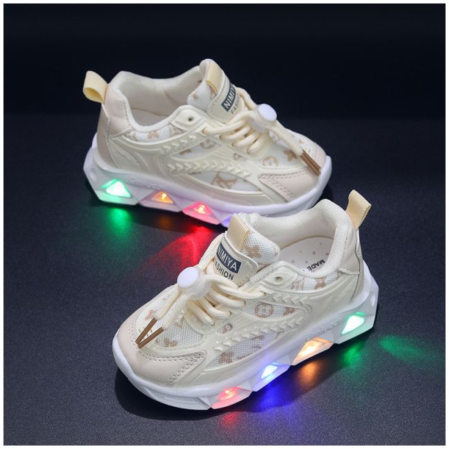 Adidasi ivoire cu luminite - Lore MBLV-1-3-c