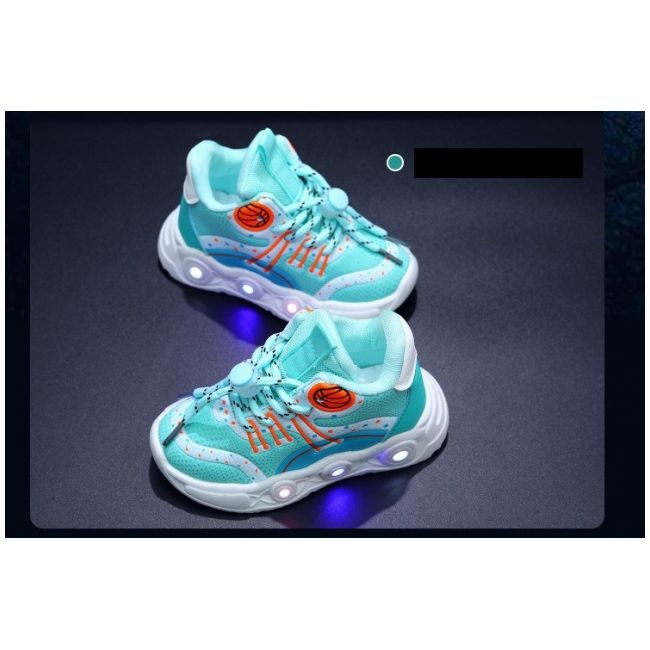 Adidasi turcoaz cu luminite - Baseball ADO-896-3-c